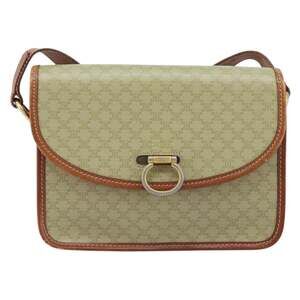 Celine Macadam Shoulder Bag Beige